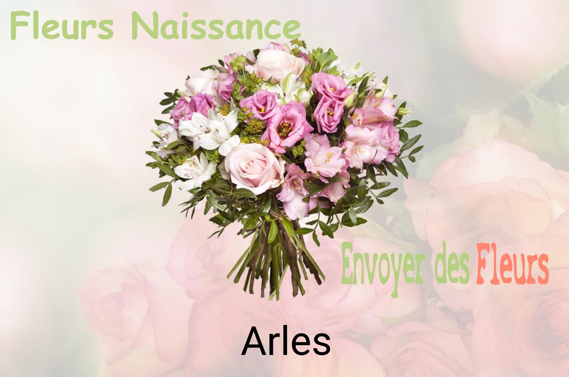 Bouquet de fleurs de naissance livré à Arles